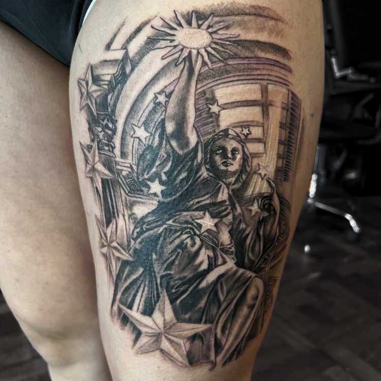 Tatuaje de Lucio Puga