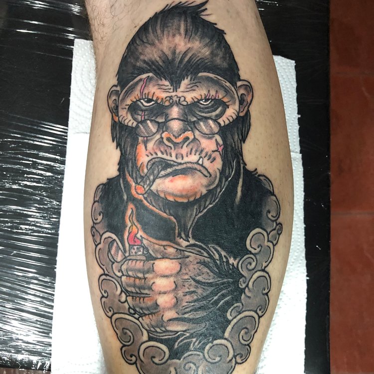 Tatuaje de Santiago Silva