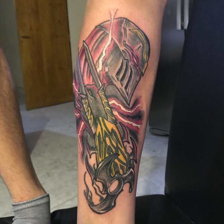 Tatuaje de Santiago Silva