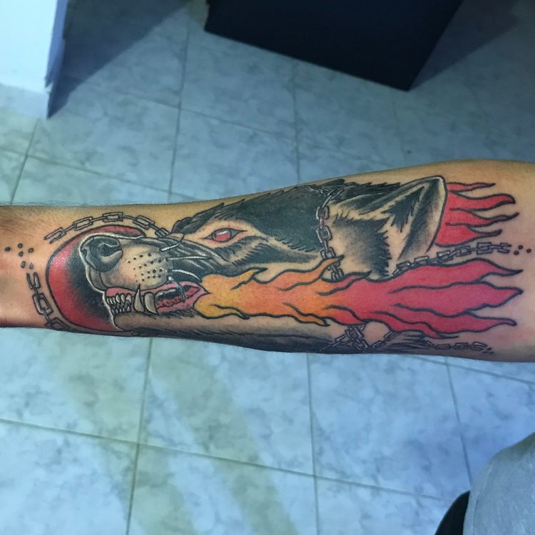 Tatuaje de Santiago Silva