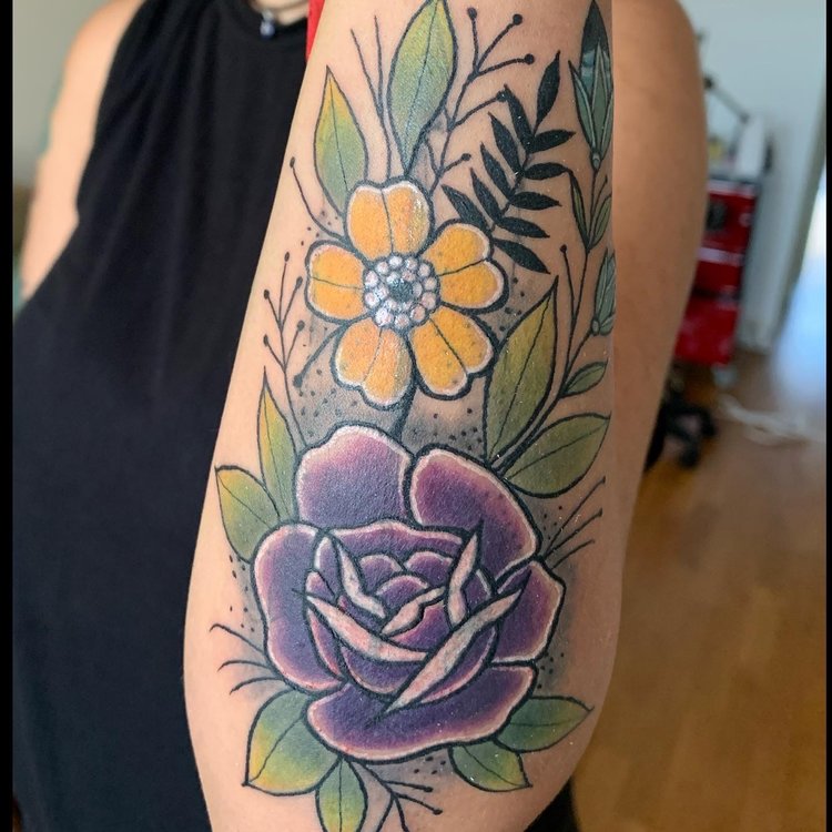 Tatuaje de Flor De La Cruz