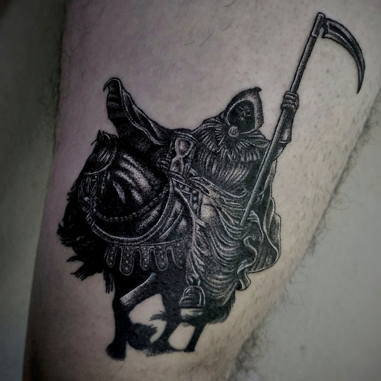 Tatuaje de Gigi Handpoke
