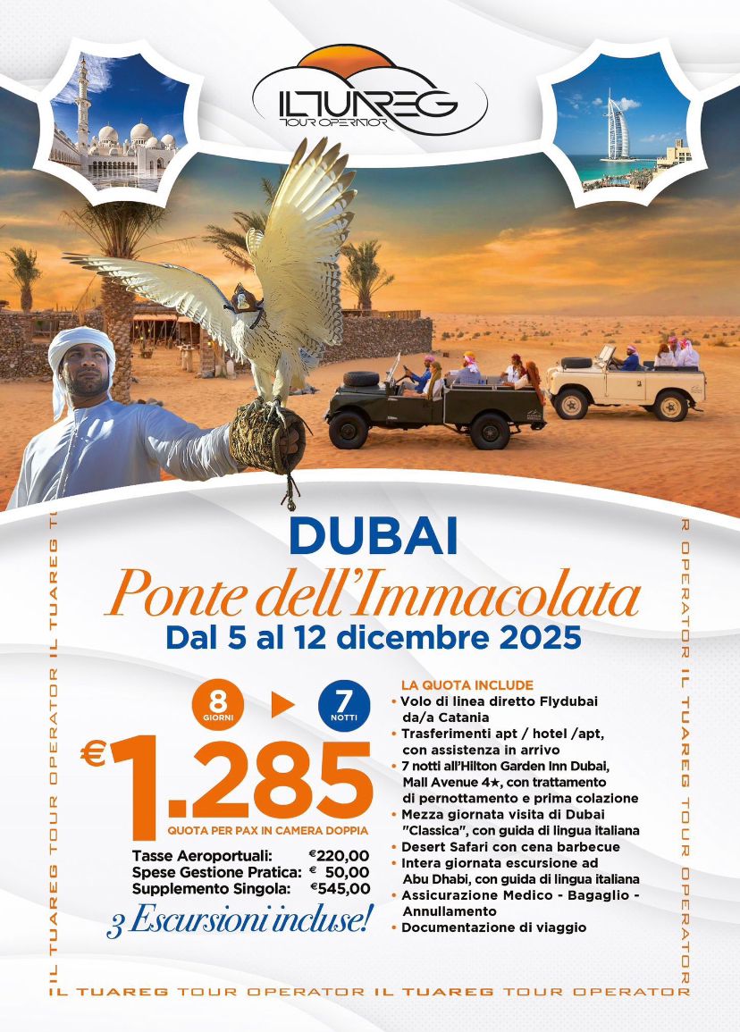 Dubai - Ponte dell'Immacolata