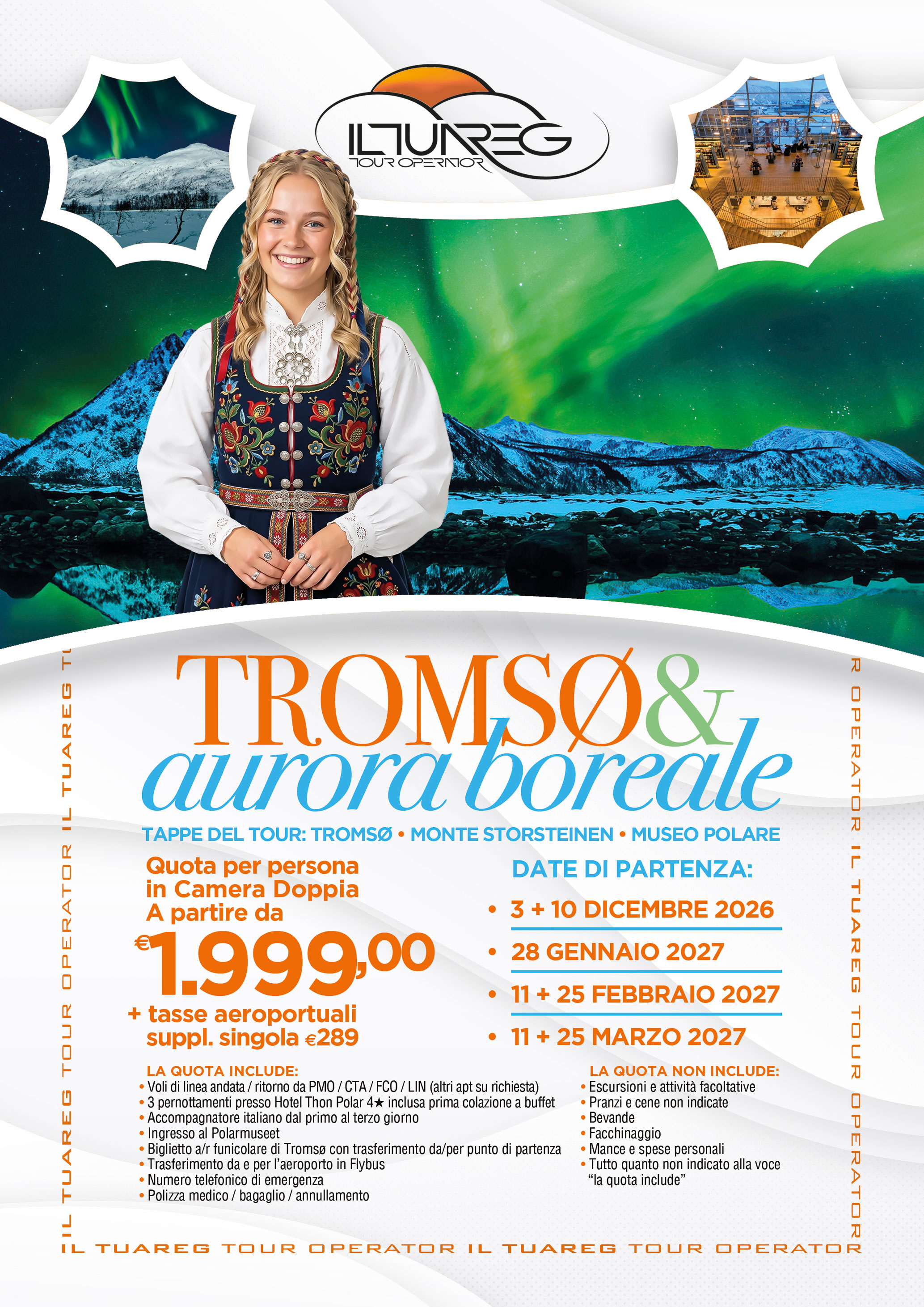 Tromso e Aurora Boreale