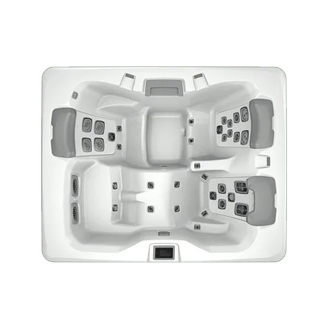 Top-down view of the A5L Spa layout