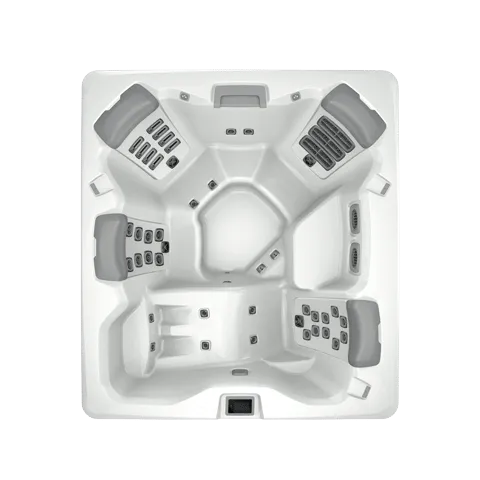 Top-down view of the A6L Spa layout
