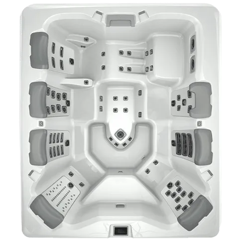 Top-down view of the A9L Spa layout