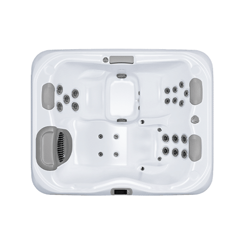 Top-down view of the X5L Spa layout