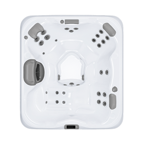 Top-down view of the X6L Spa layout
