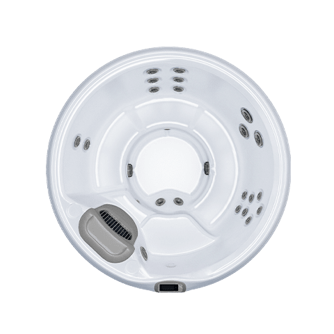 Top-down view of the X6R Spa layout