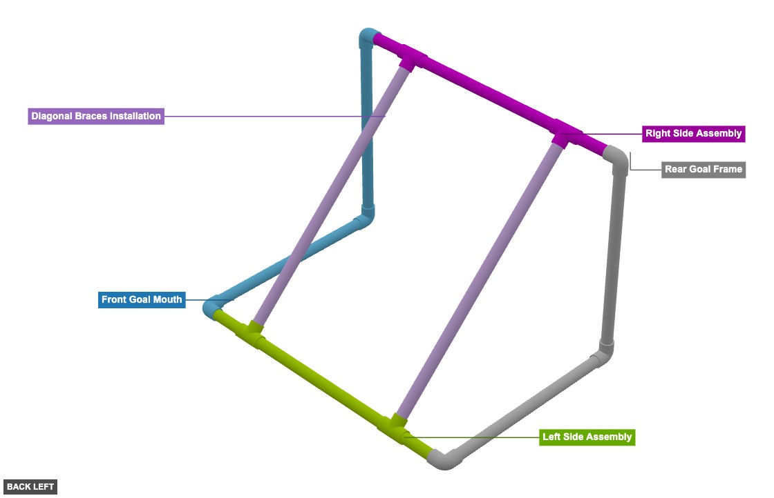 Small PVC Soccer Goal 2 Free Plan And Visual Guide