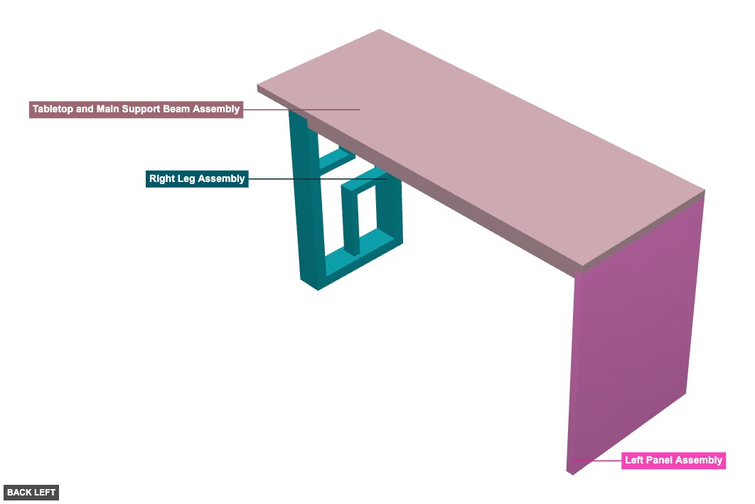 Wooden Desk 2 Free Plan And Visual Guide