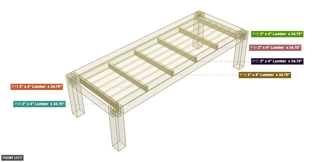 Assembly of Underside Support Installation - front_left