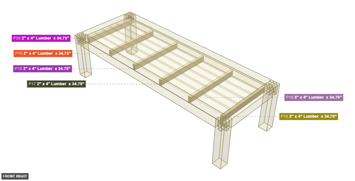 Assembly of Underside Support Installation - front_right