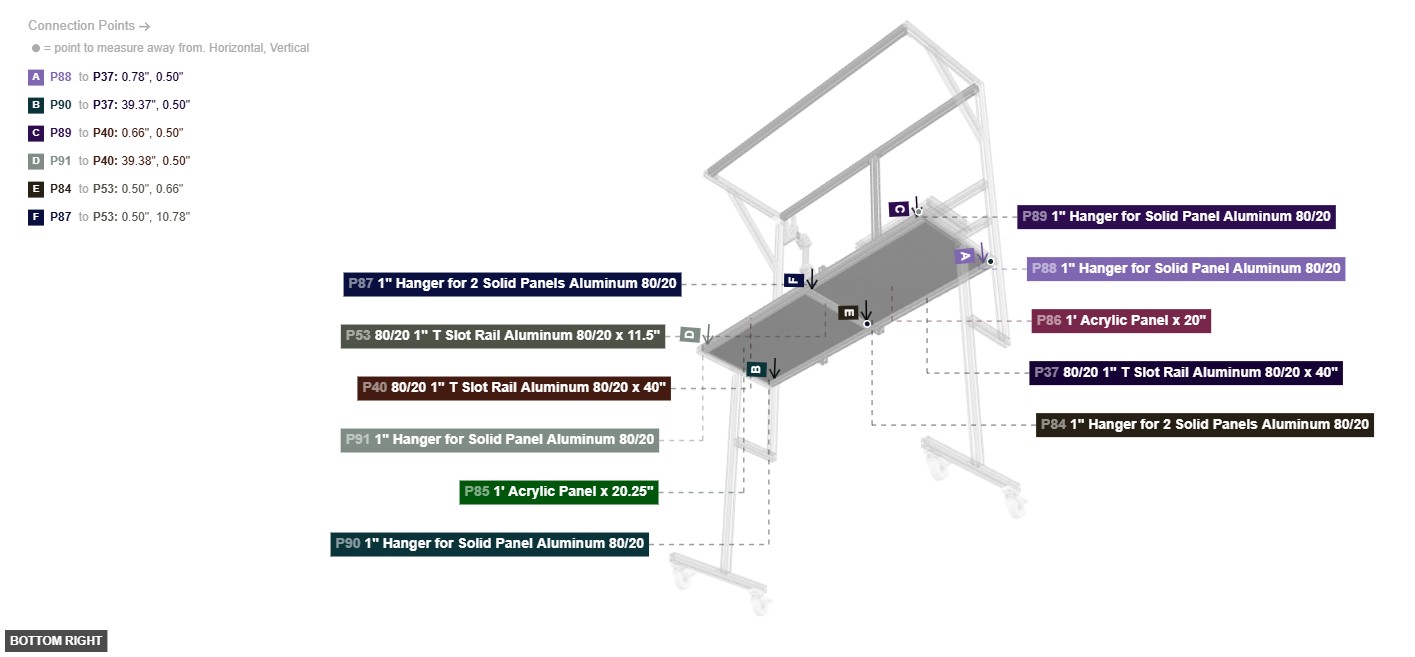 Assembly of Upper Sliding Panels - bottom_right