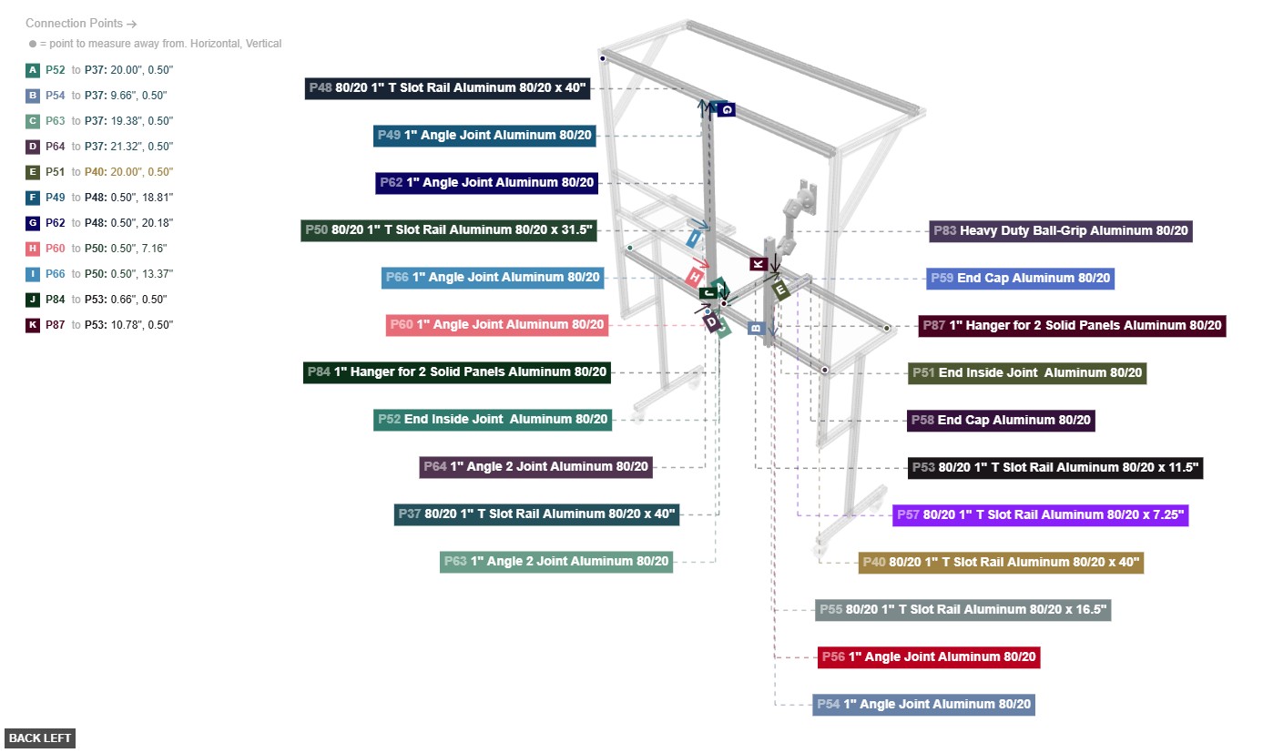 Assembly of Upper Frame Structure - back_left
