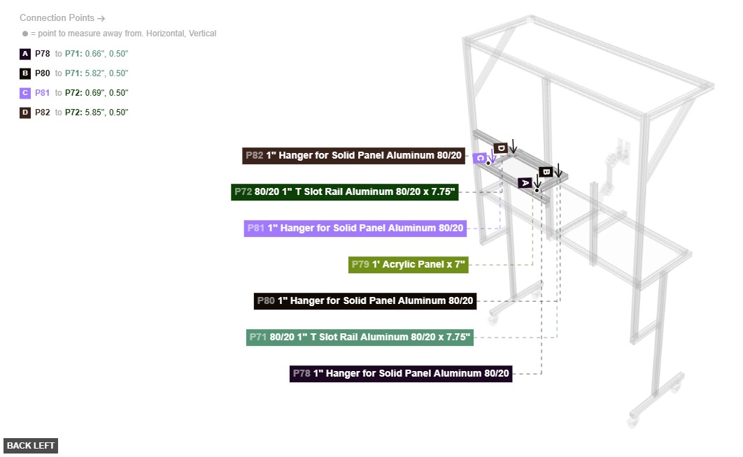 Assembly of Accessory Shelf Panel - back_left