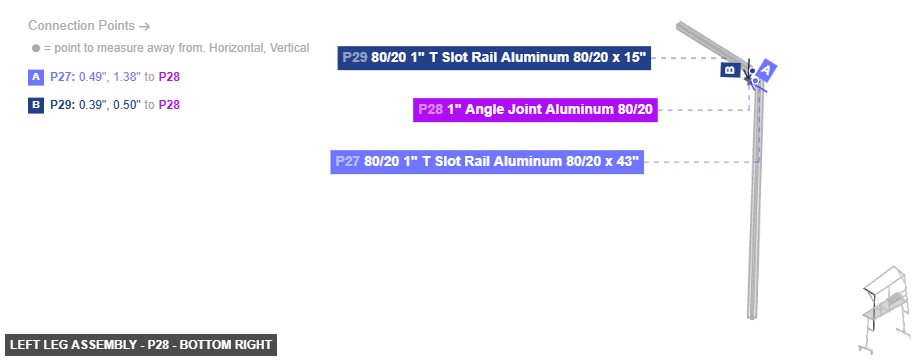 Left Leg Assembly - Part 1