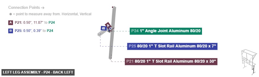 Left Leg Assembly - Part 1