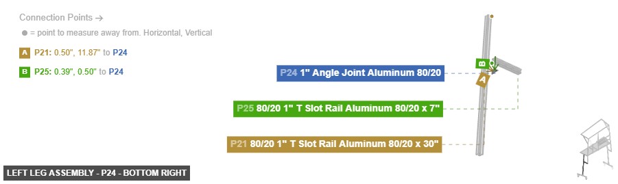 Left Leg Assembly - Part 1