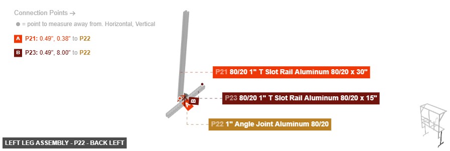 Left Leg Assembly - Part 1