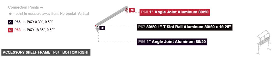 Accessory Shelf Frame - Part 80/20 1