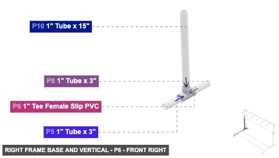 Right Frame Base and Vertical - Part 1