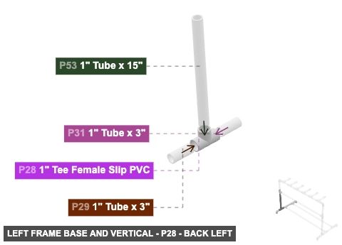 Left Frame Base and Vertical - Part 1