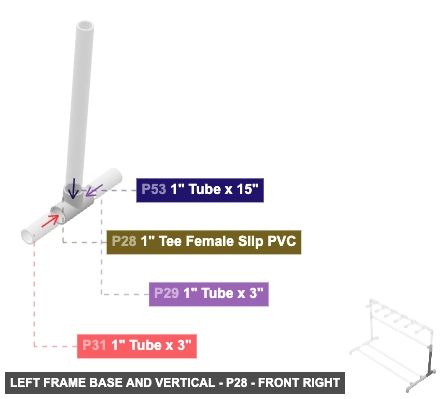 Left Frame Base and Vertical - Part 1