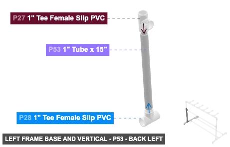 Left Frame Base and Vertical - Part 1