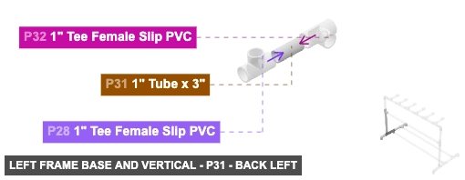 Left Frame Base and Vertical - Part 1