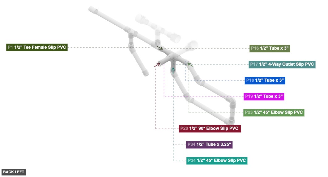 Assembly of Central Frame - back_left
