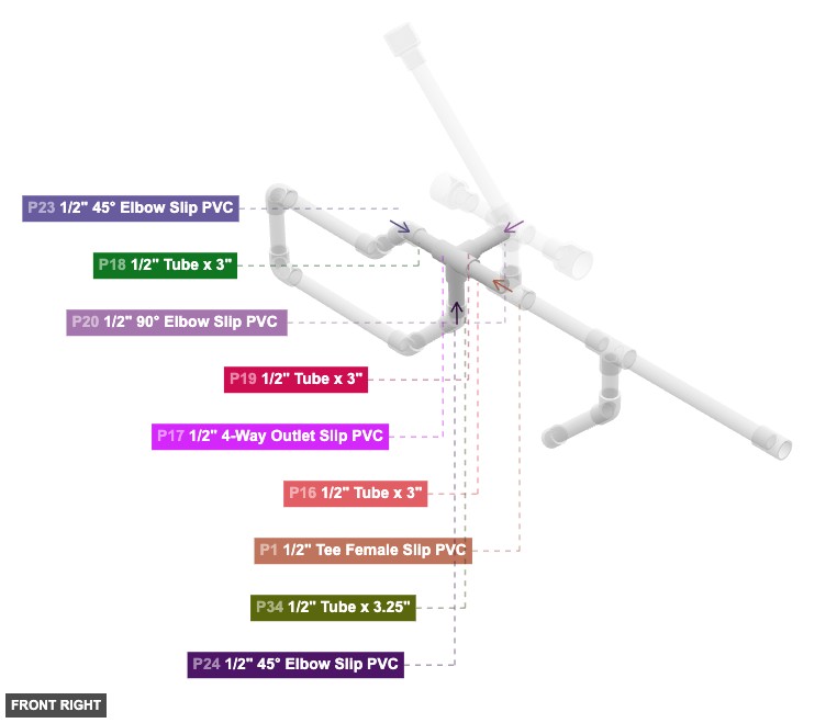 Assembly of Central Frame - front_right