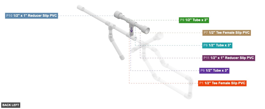 Assembly of Top Structure - back_left