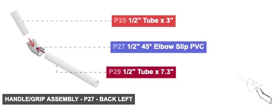 Handle/Grip Assembly - Part 1/2