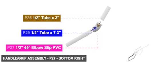 Handle/Grip Assembly - Part 1/2