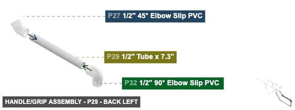 Handle/Grip Assembly - Part 1/2