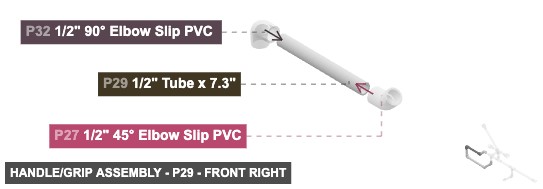 Handle/Grip Assembly - Part 1/2
