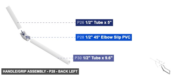 Handle/Grip Assembly - Part 1/2