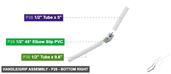Handle/Grip Assembly - Part 1/2