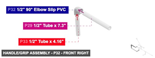 Handle/Grip Assembly - Part 1/2
