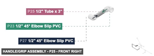 Handle/Grip Assembly - Part 1/2
