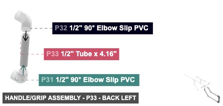 Handle/Grip Assembly - Part 1/2