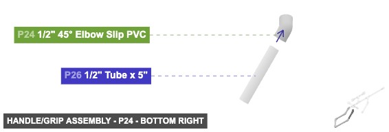 Handle/Grip Assembly - Part 1/2