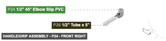 Handle/Grip Assembly - Part 1/2