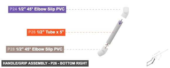 Handle/Grip Assembly - Part 1/2