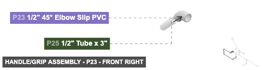 Handle/Grip Assembly - Part 1/2