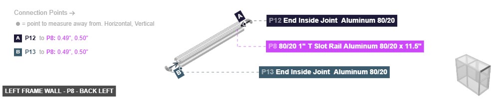 Left Frame Wall - Part 80/20 1