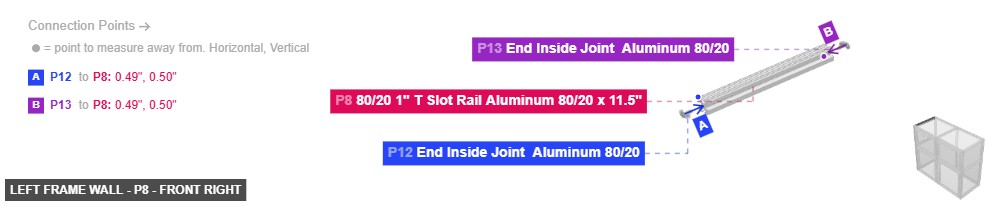 Left Frame Wall - Part 80/20 1