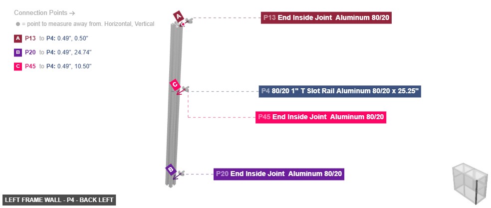 Left Frame Wall - Part 80/20 1